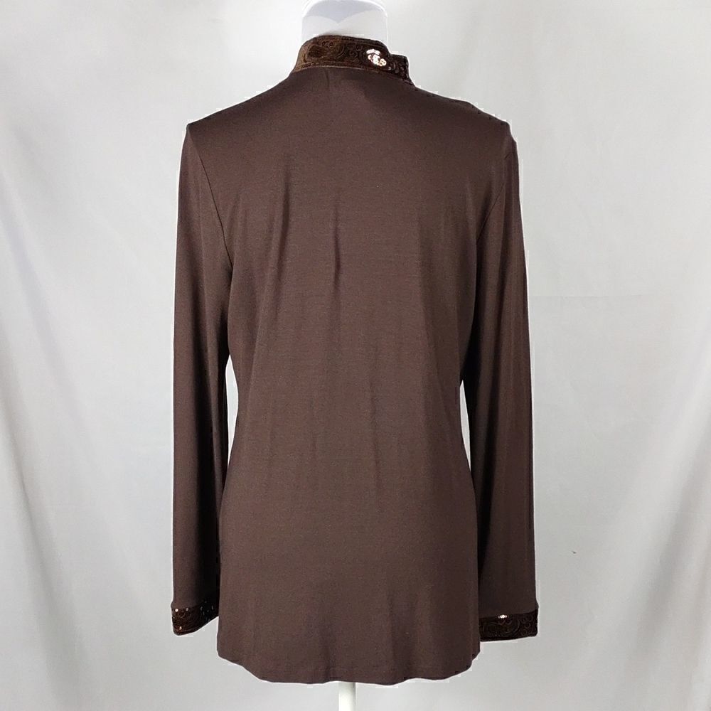 Talbots Sequined Blouse - Picture 4 of 8